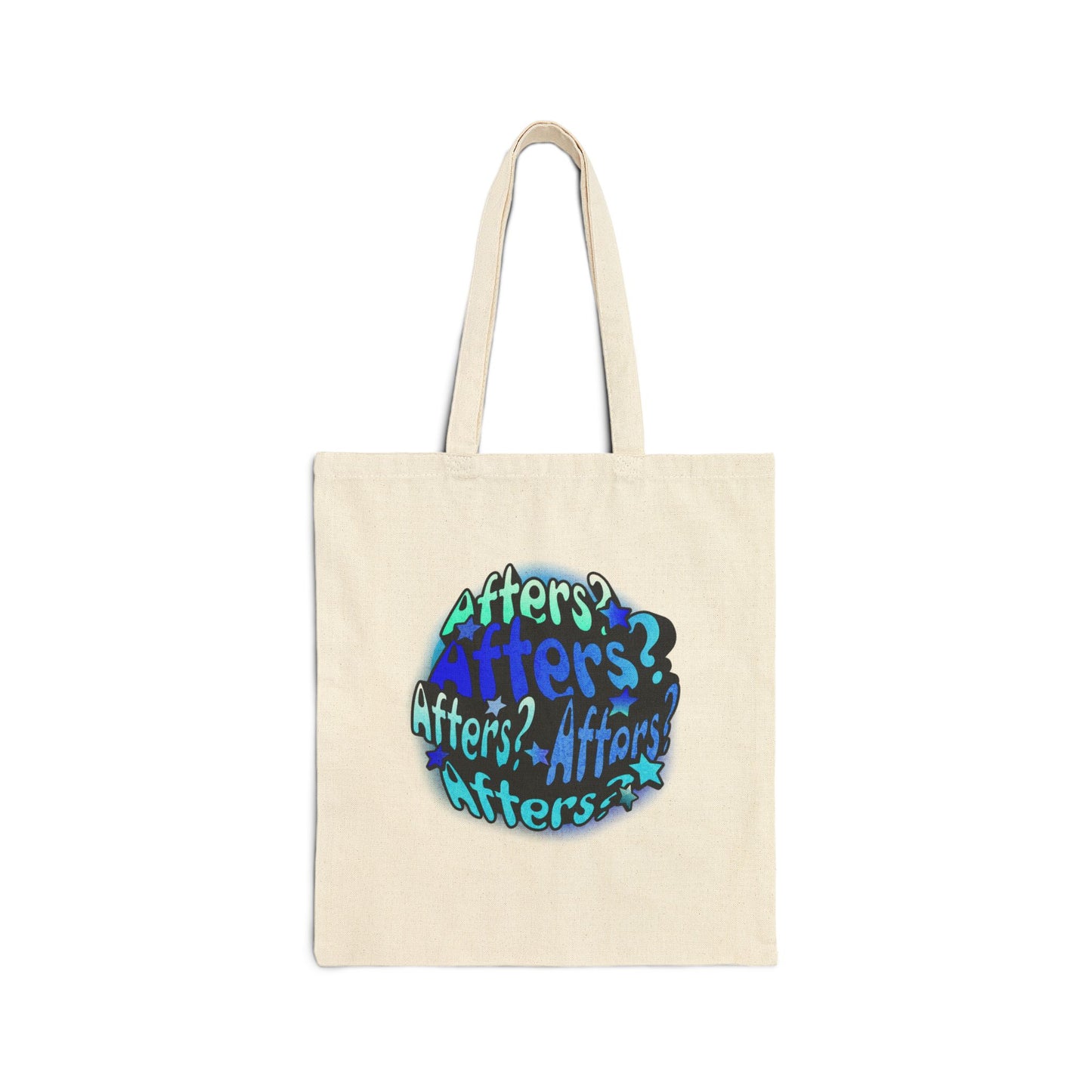"Afters?" Blue Tote Bag