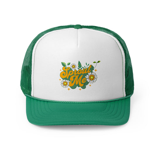 "Sprout Me" Yellow and Green Trucker Hat