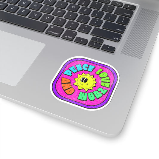 "Peace Love and Wubz" Sticker