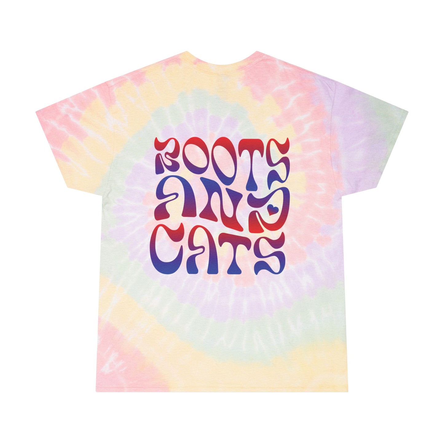 "Boots and Cats" Tie Dye Shirt