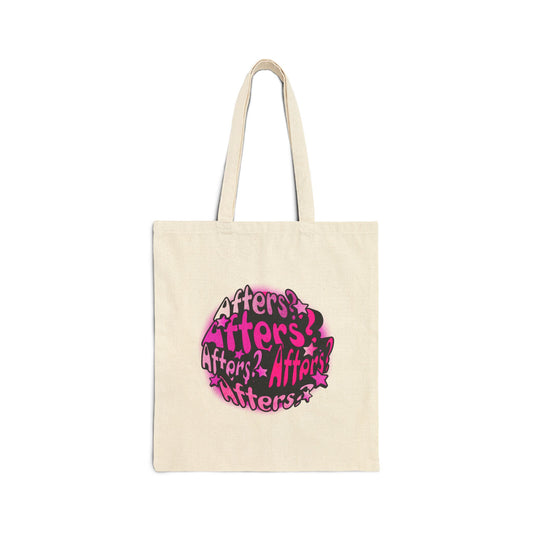 "Afters?" Pink Tote Bag