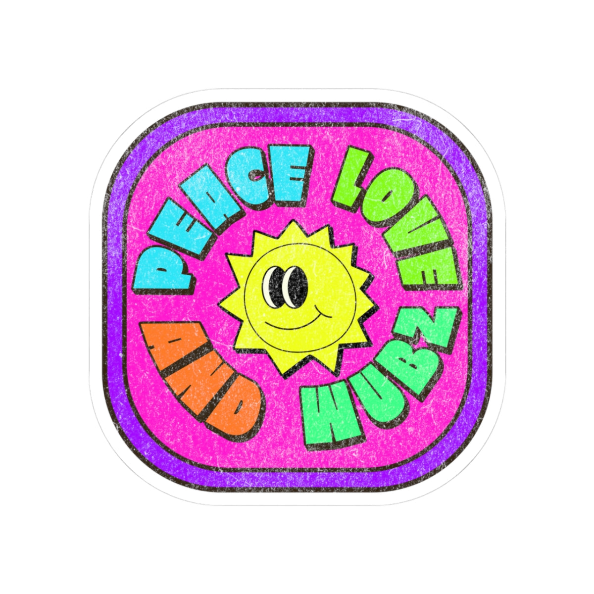 "Peace Love and Wubz" Sticker