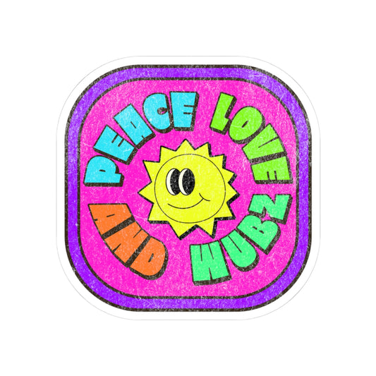 "Peace Love and Wubz" Sticker