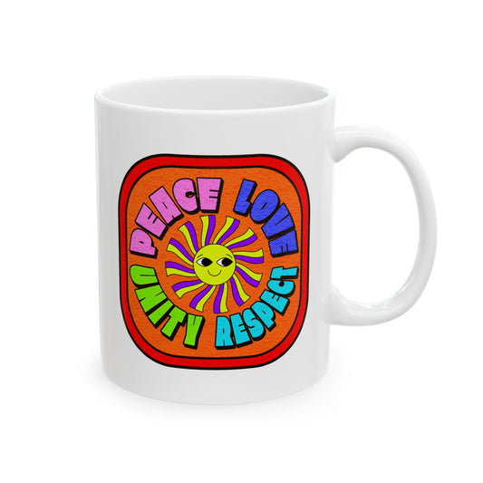"Peace Love and Wubz x PLUR" Mug