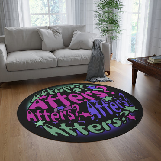 "Afters?" Classic Colors Round Rug
