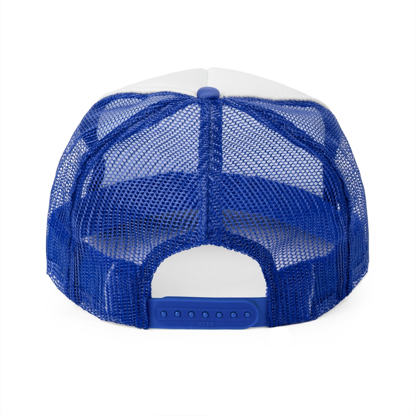 "Boots and Cats" Blue and Red Trucker Hat
