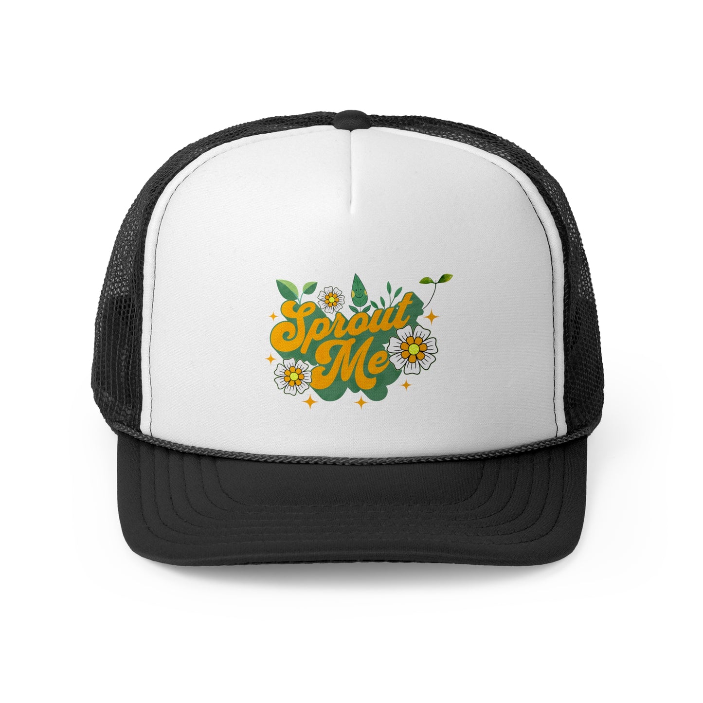 "Sprout Me" Yellow and Green Trucker Hat