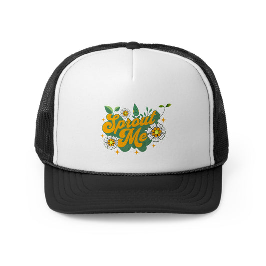 "Sprout Me" Yellow and Green Trucker Hat