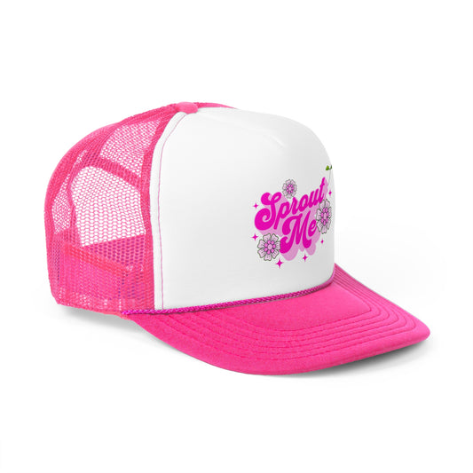 "Sprout Me" Pink Trucker Hat