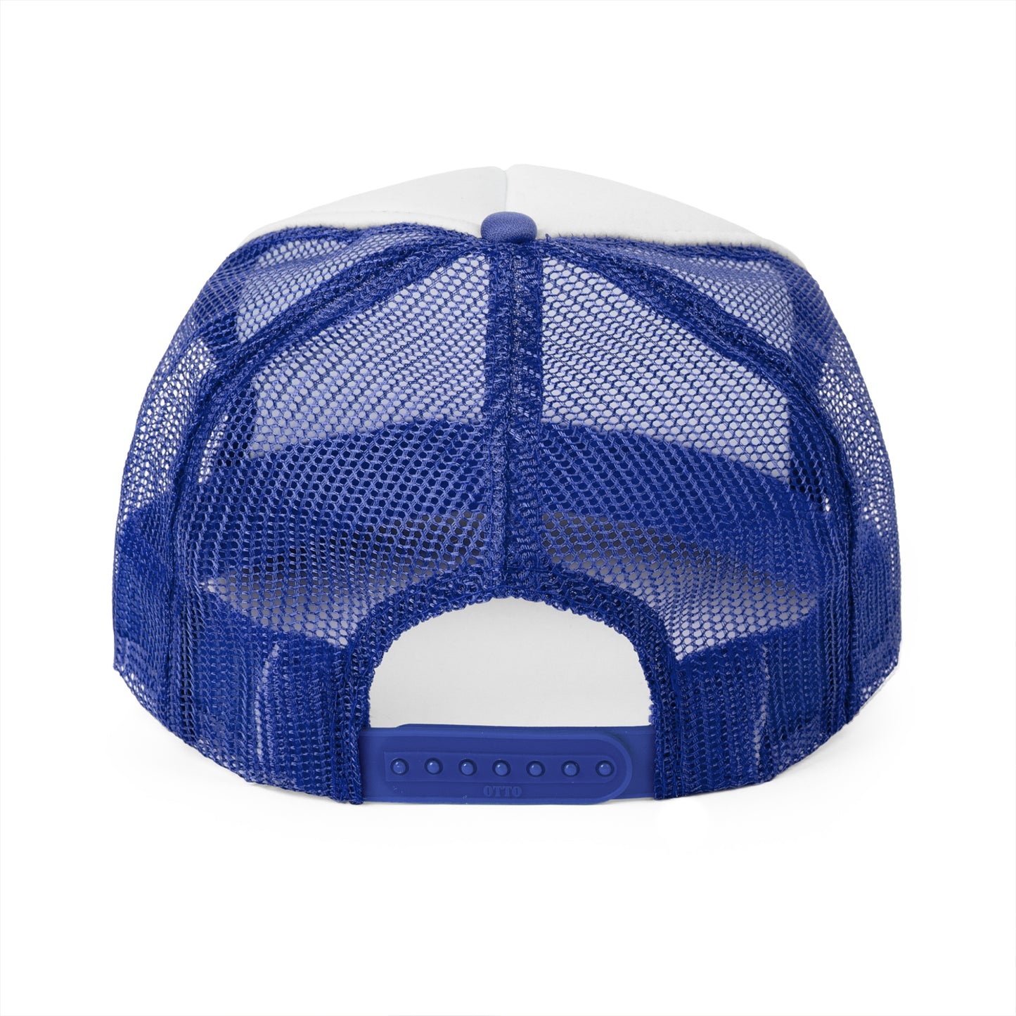 "Boots and Cats" Blue and Red Trucker Hat
