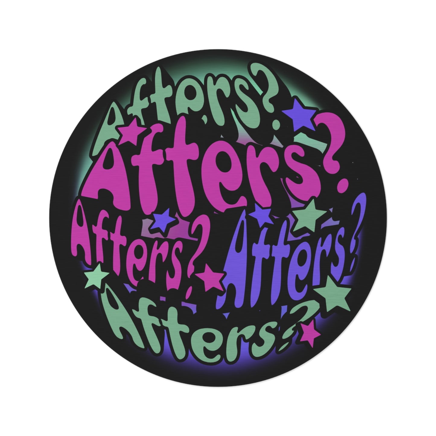 "Afters?" Classic Colors Round Rug