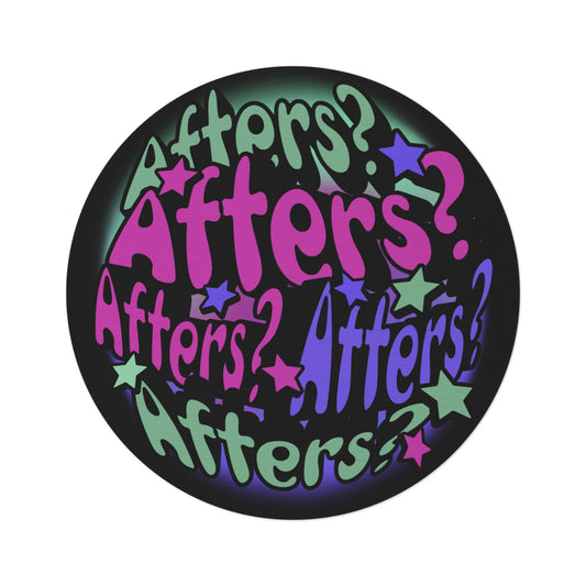 "Afters?" Classic Colors Round Rug