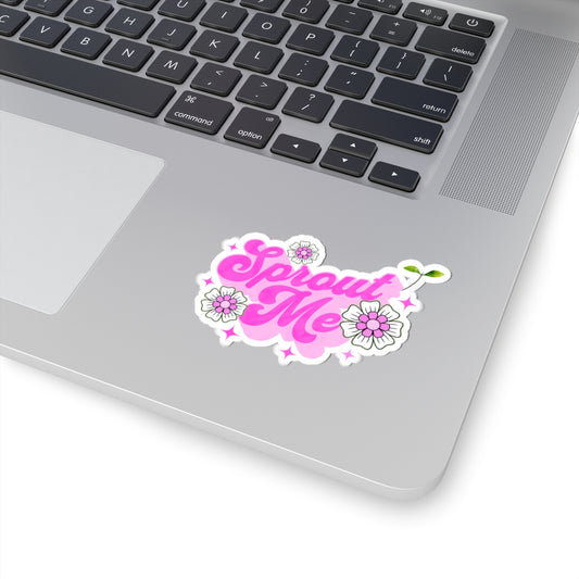 "Sprout Me" Pink Sticker