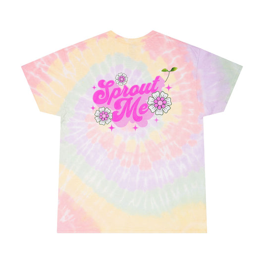 "Sprout Me" Pink Tie Dye Shirt