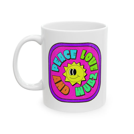 "Peace Love and Wubz x PLUR" Mug